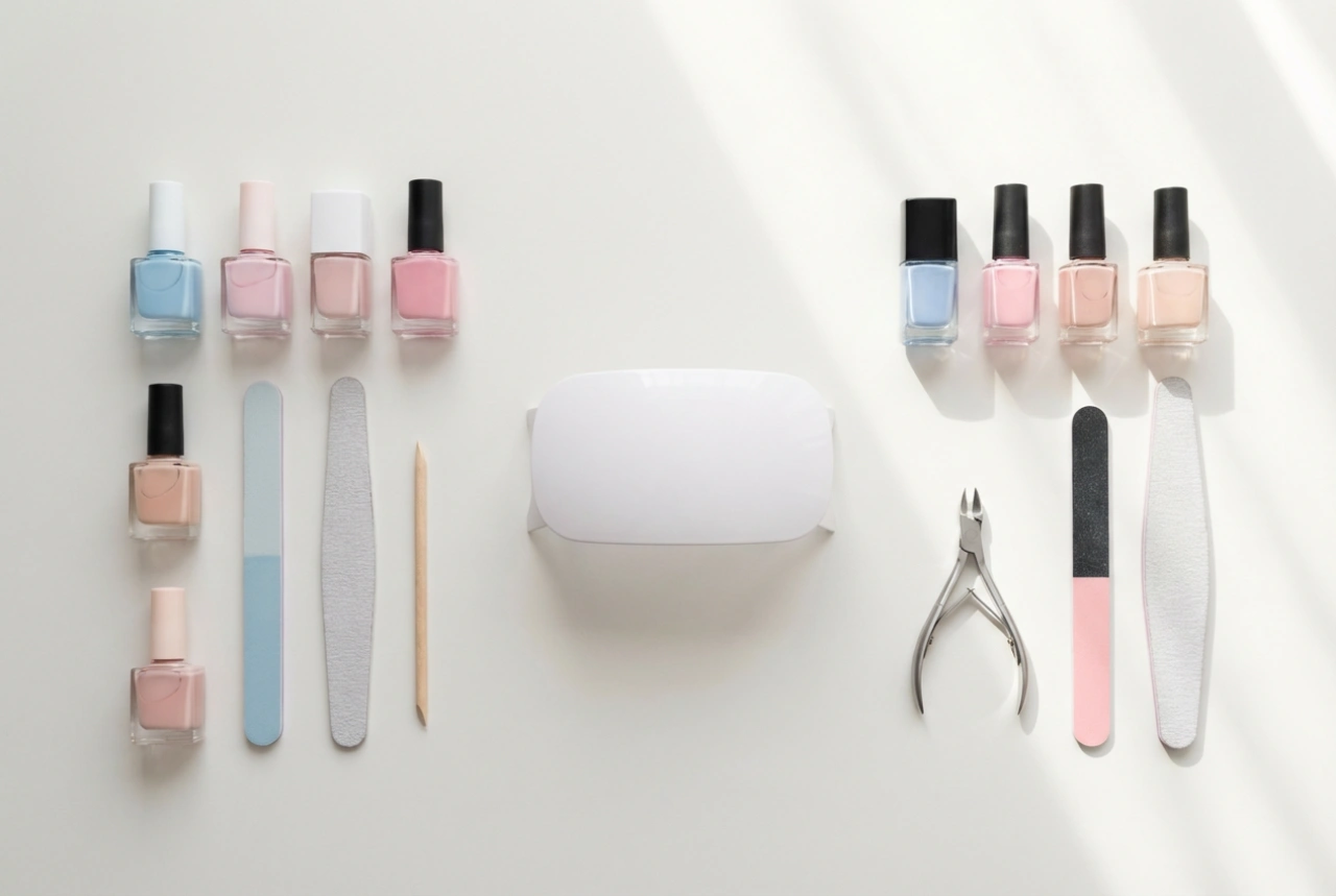 Kit de unhas profissional: conjunto essencial e organização da bancada