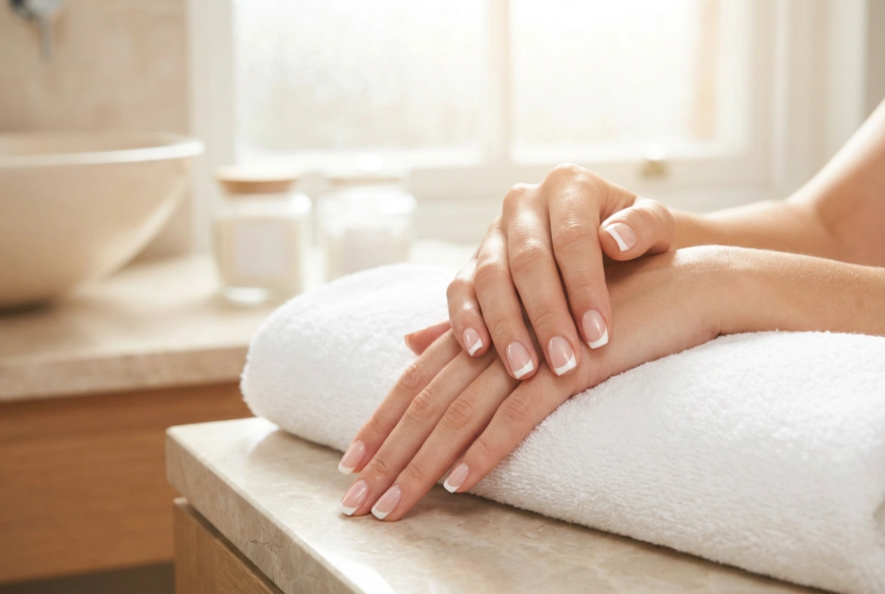 Manicure francesa híbrida: construção da curva, linha do sorriso, durabilidade