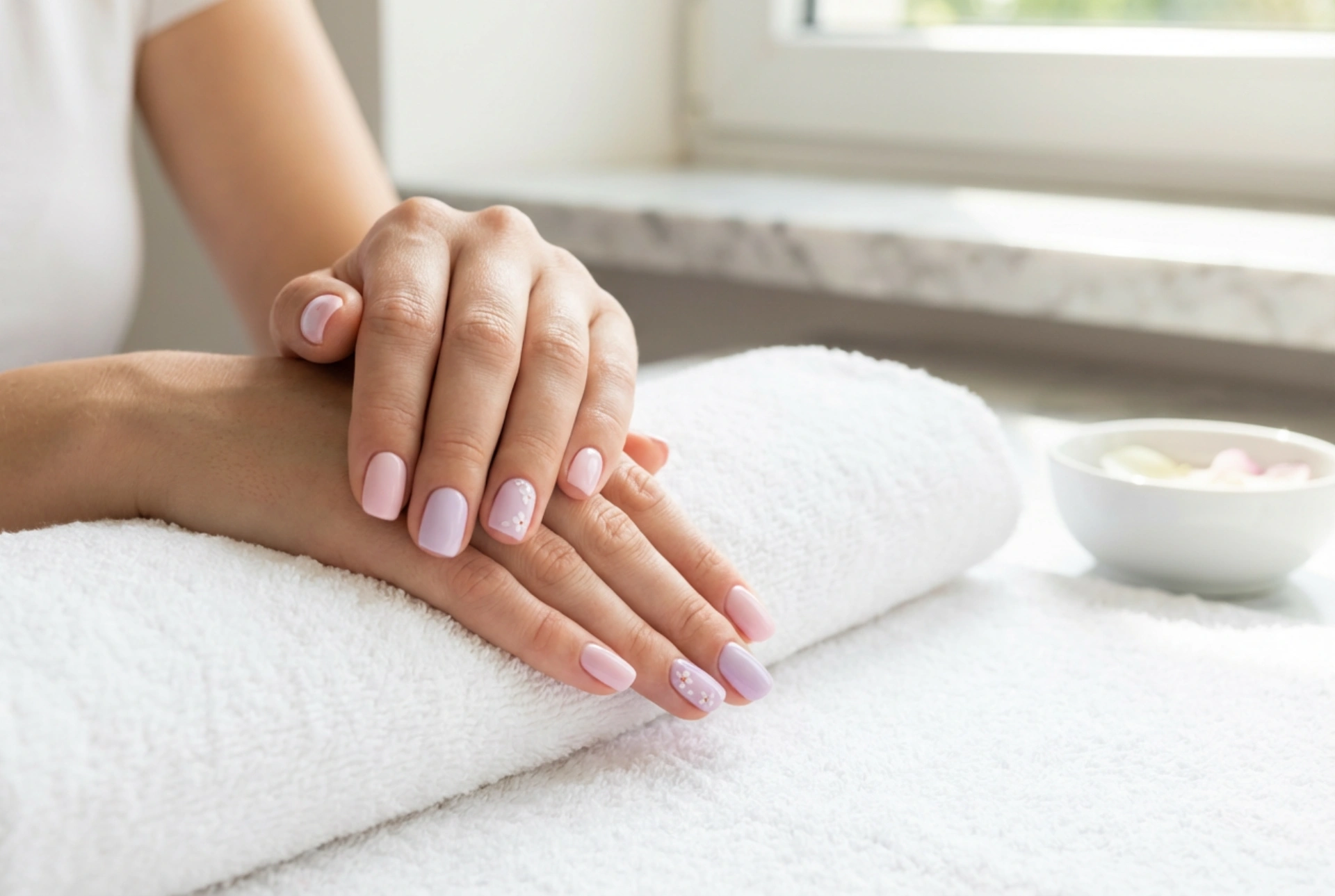 Manicura Híbrida para a Primavera: Tons Delicados, Decorações e Aplicação Duradoura