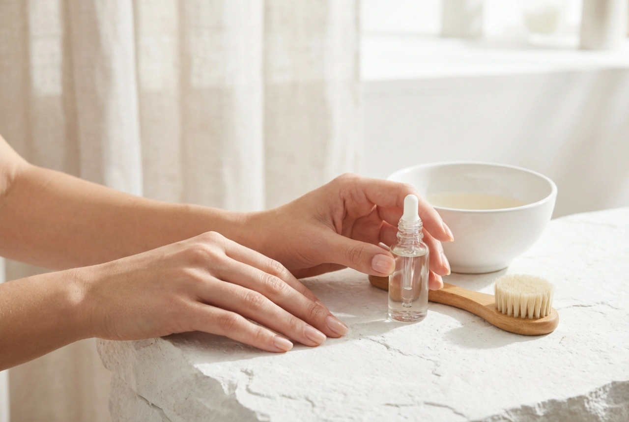 Verniz gel natural: efeito de unhas naturais passo a passo