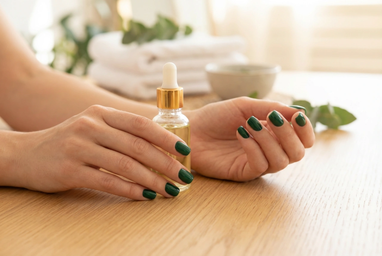 Manicura híbrida de outono: cores, padrões e cuidados pós-tratamento