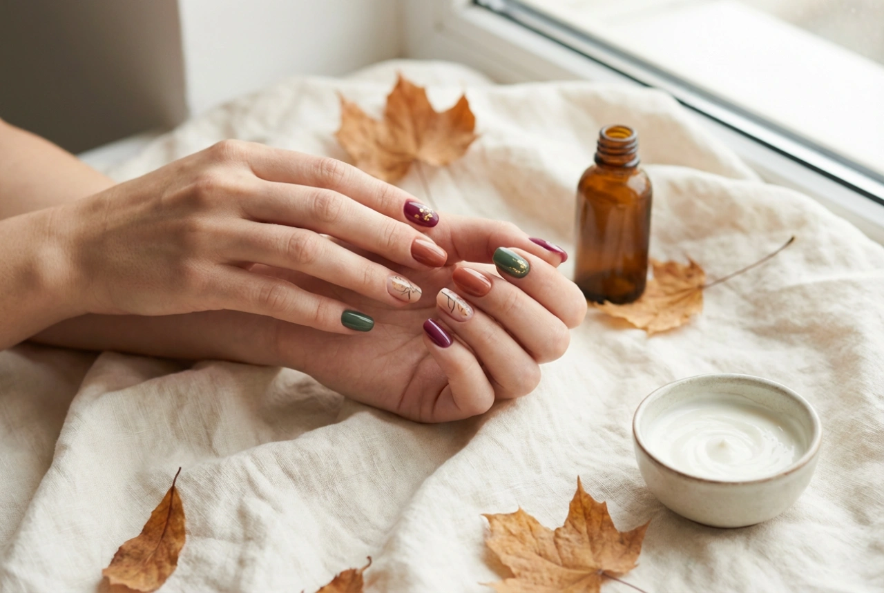 Unhas de gel para o outono: cores ideais, decorações e aplicação duradoura