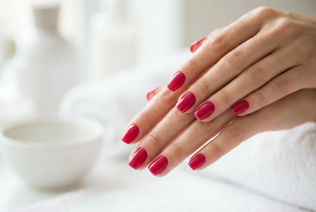 Cor framboesa nas unhas: como pintar de forma uniforme e com brilho