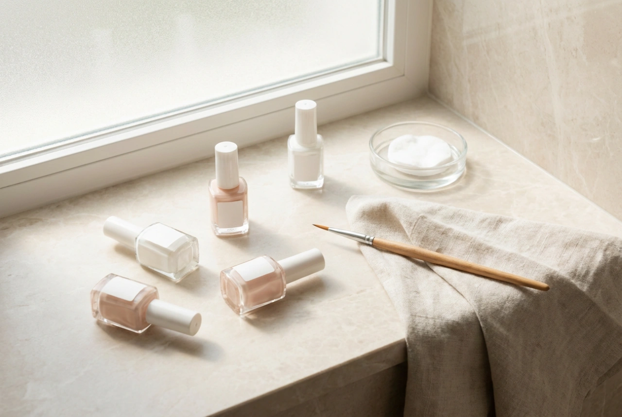 Vernizes para manicure francesa: escolha de tons, pincéis e técnica de pintura da linha