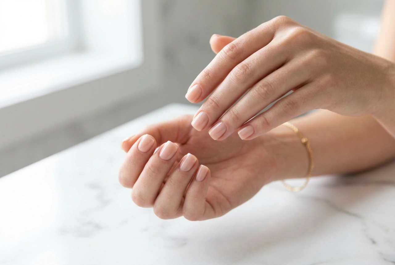 Manicure híbrida para unhas curtas: formato, cores e alongamento ótico
