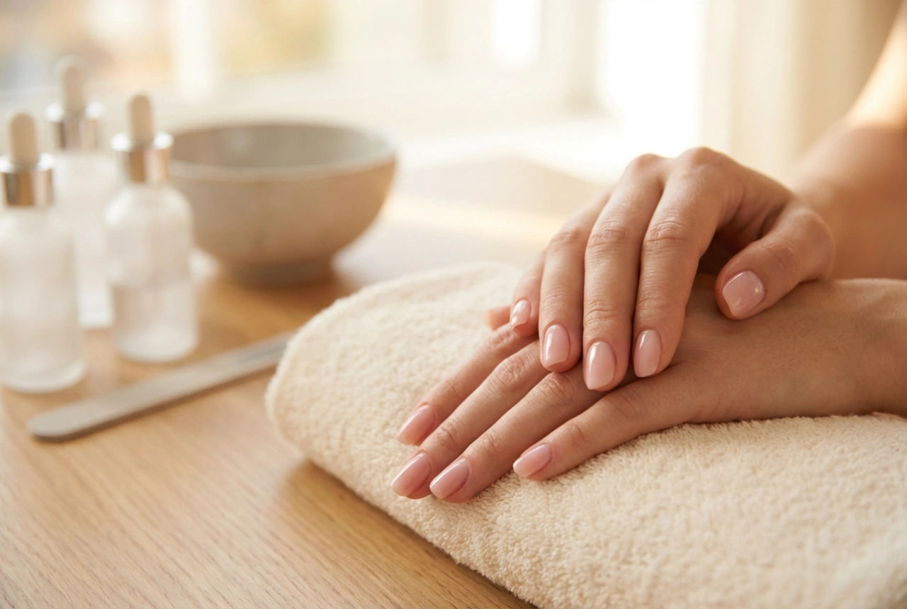 Unhas de gel de aspeto natural em casa: da preparação da placa ao acabamento delicado