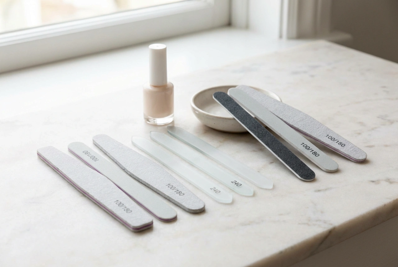 Limas de unhas 100/180: como escolher a granulação para diferentes tarefas