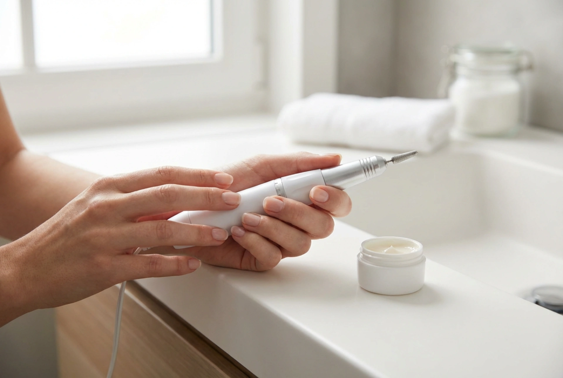 Primeiro micromotor de unhas para iniciantes: ajustes, pega e aprendizagem