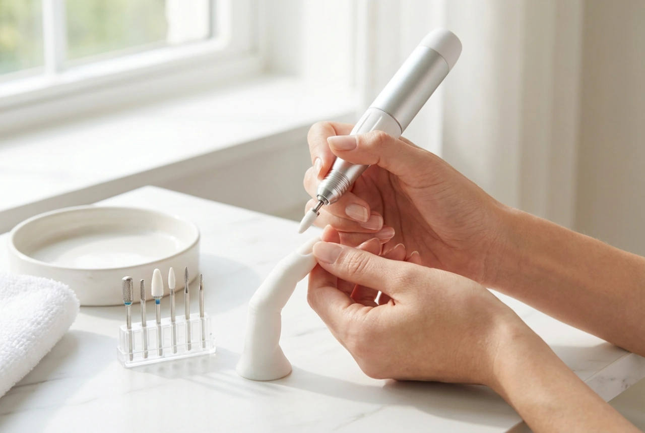 Kit Inicial: Lixa Elétrica de Unhas com Brocas e Primeiros Exercícios