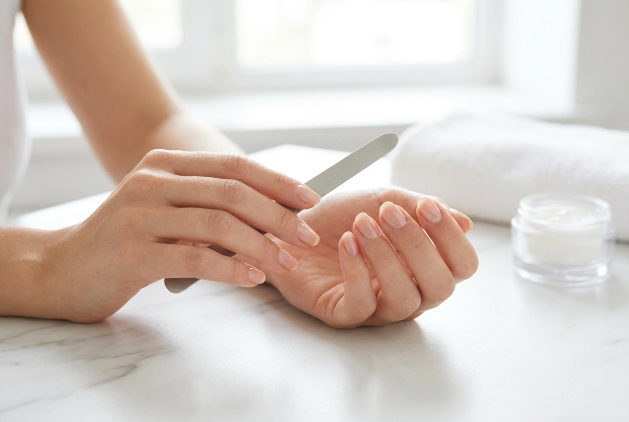 Lima para cutículas: alisamento suave e brilho final