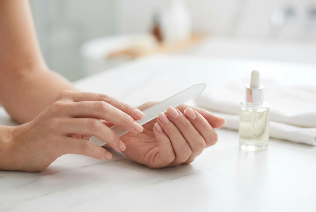 A lima de vidro na manicure: técnica de limagem e cuidados