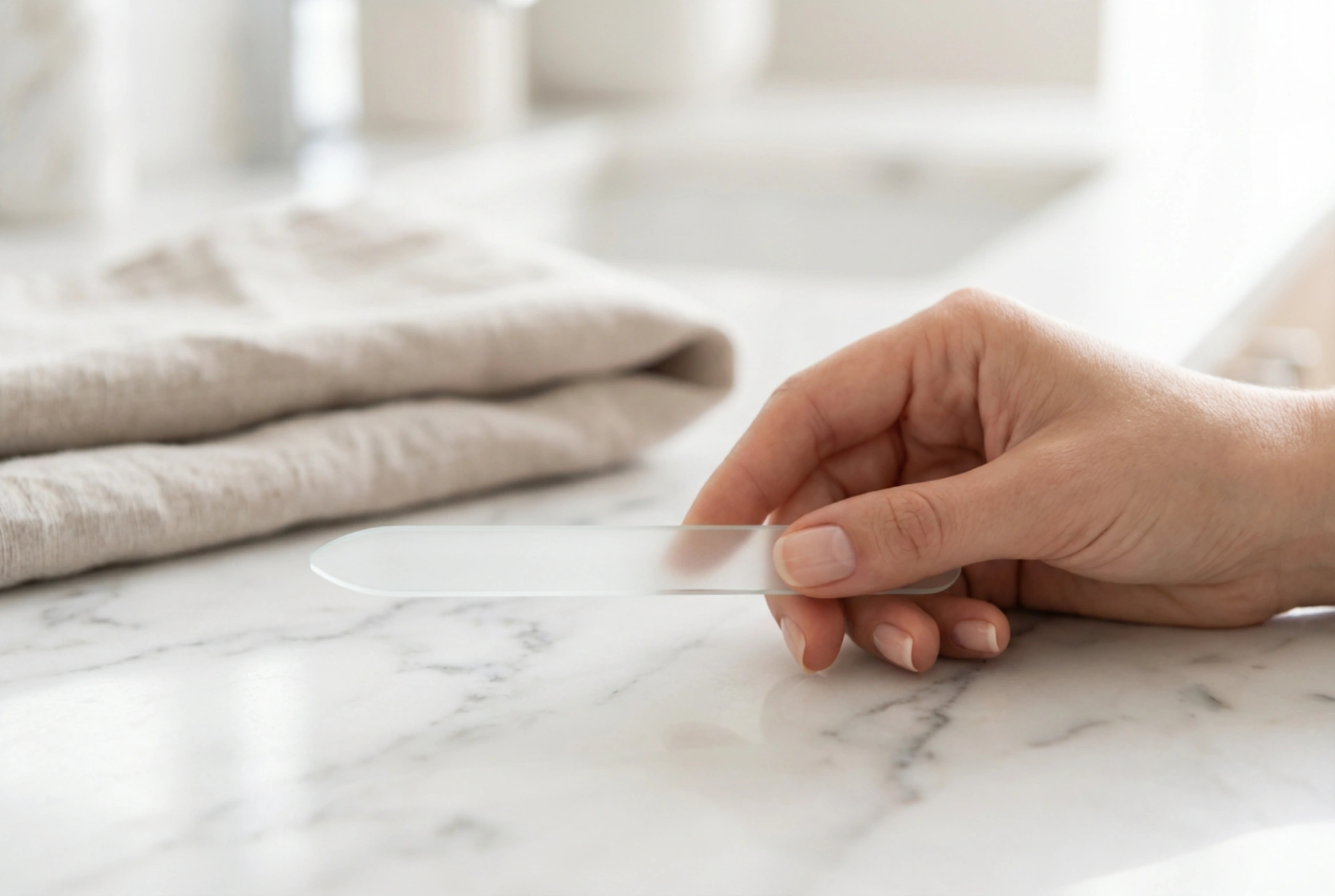 Limas de unhas de vidro: vantagens, técnica de limagem e cuidados