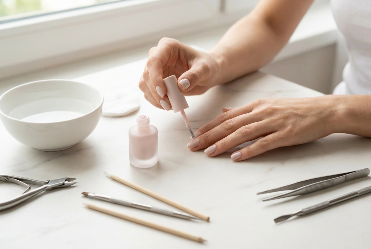 Unhas híbridas passo a passo: guia prático para iniciantes