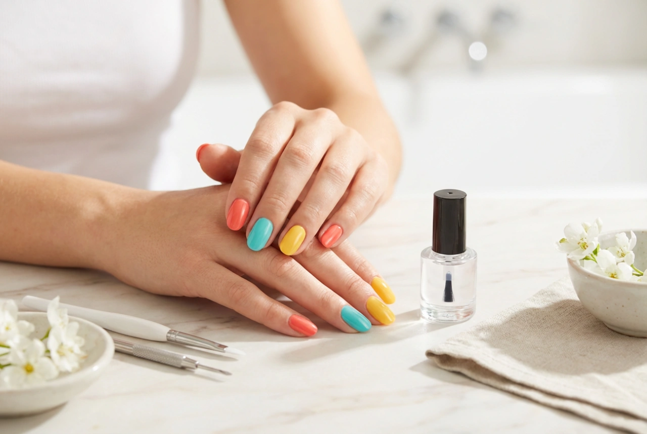 Manicure híbrida para o verão: preparação, aplicação e cuidados