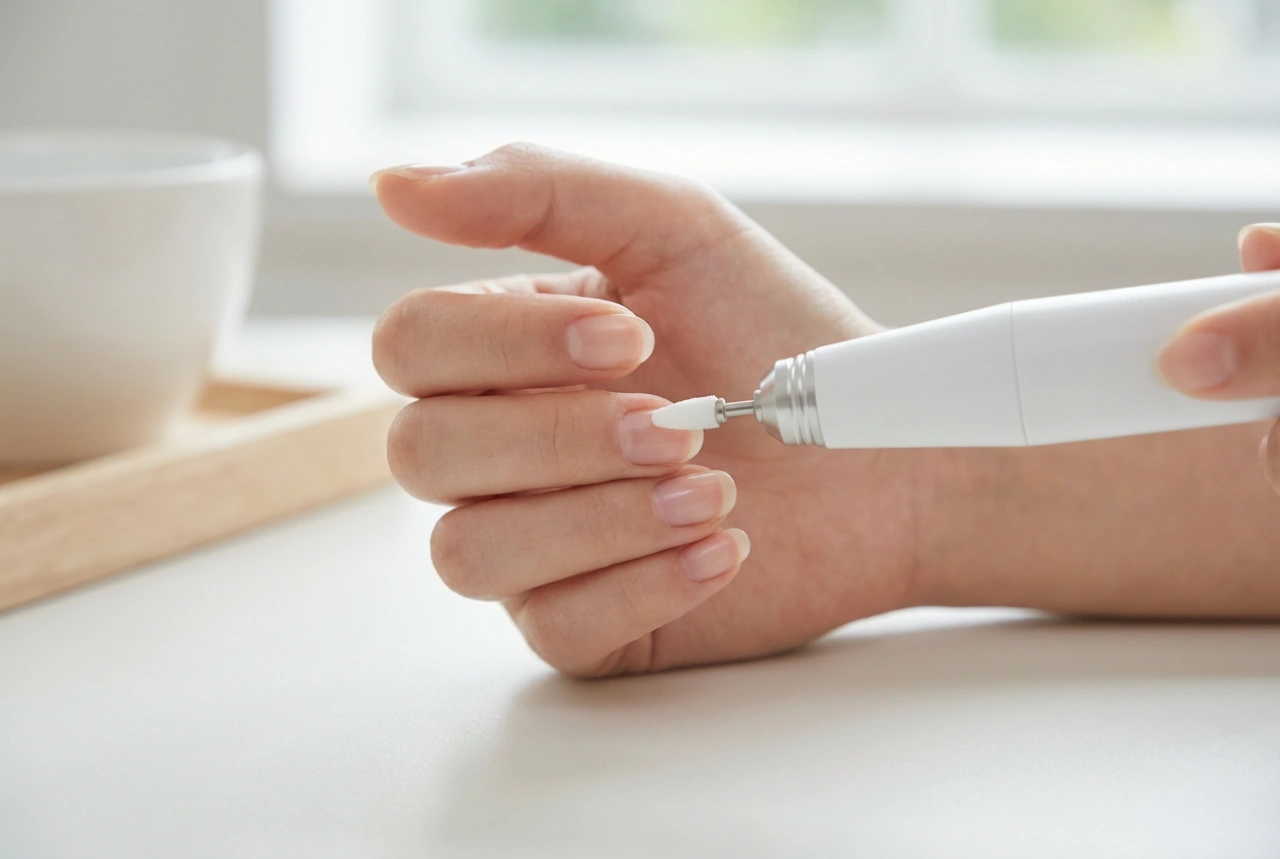 Remoção de cutículas com broca passo a passo: segurança e técnica