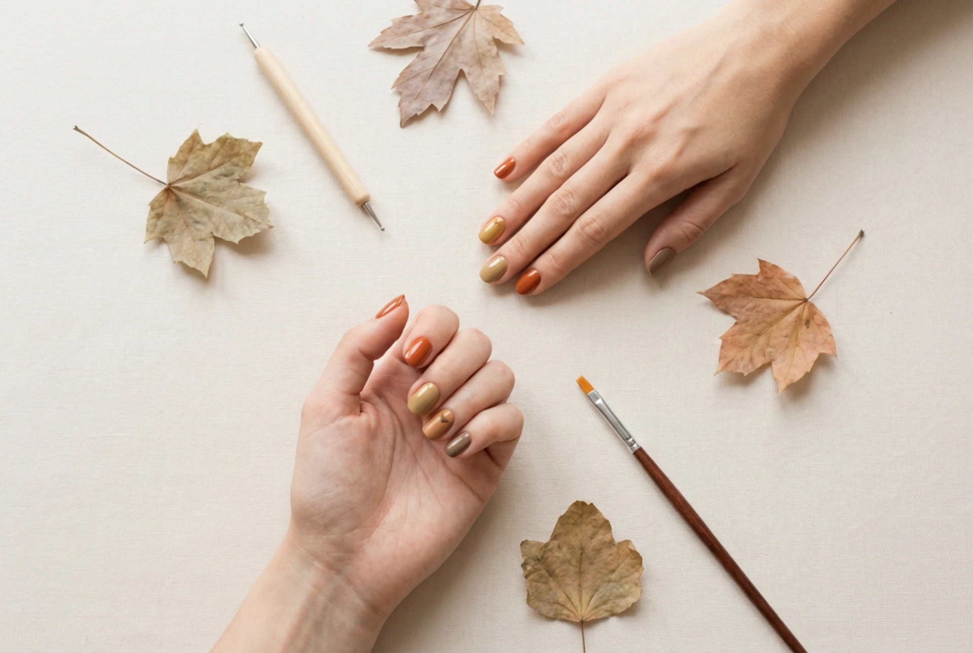 Designs de unhas para o outono: decorações fáceis e ferramentas para iniciantes