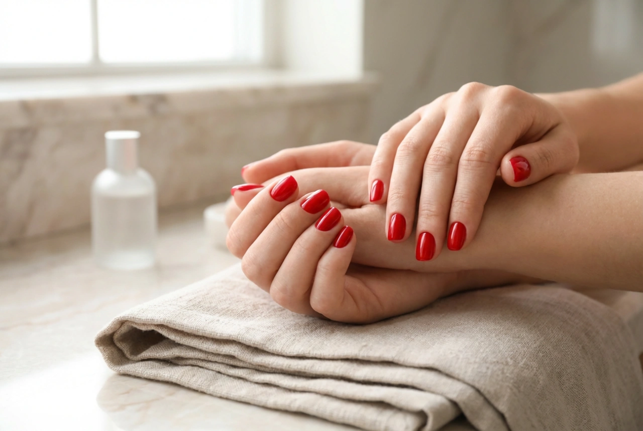 Unhas Vermelhas: um clássico sem manchas e sem cutículas inundadas