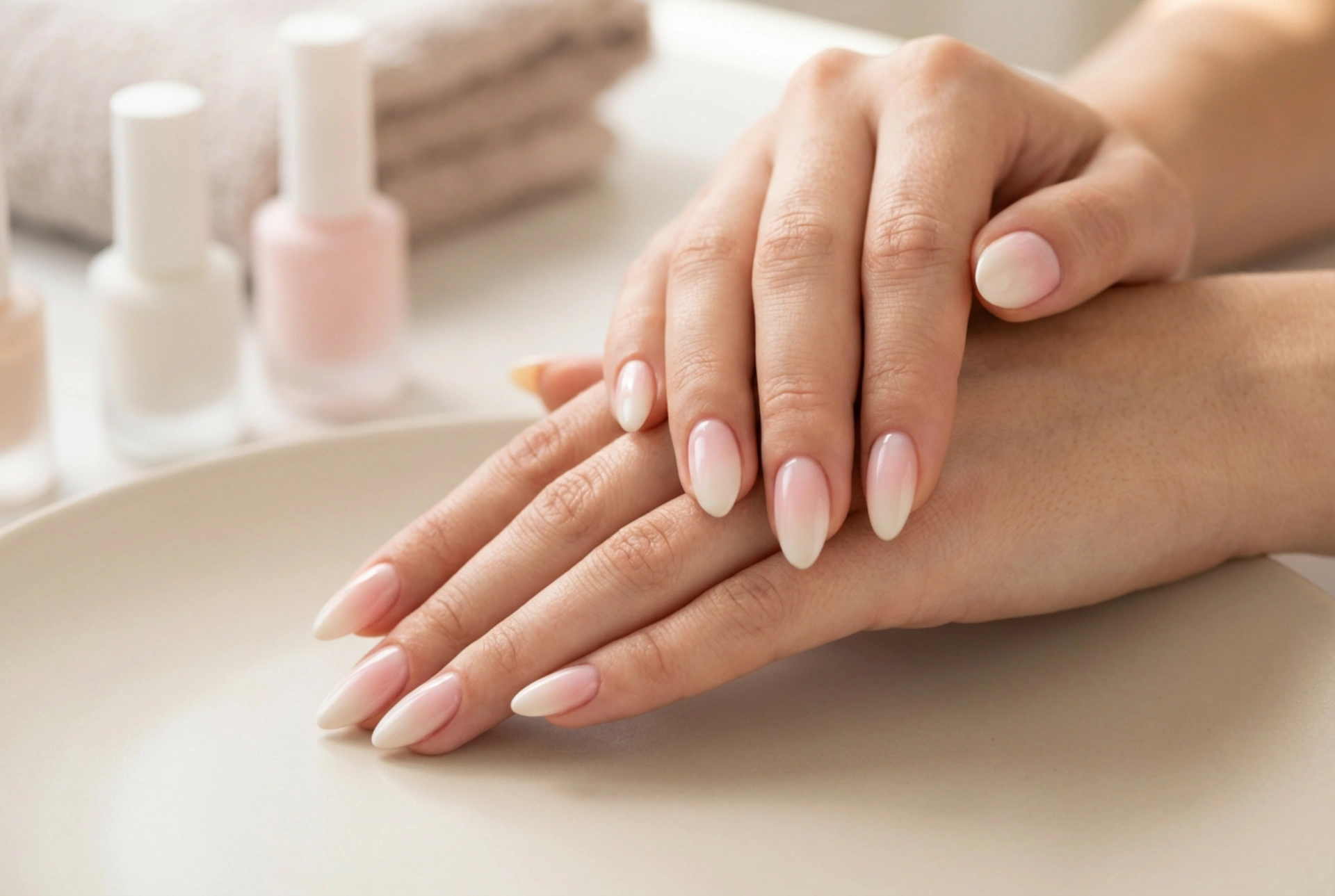 Como fazer unhas rosa e branco: ombré, francesinha e baby boomer