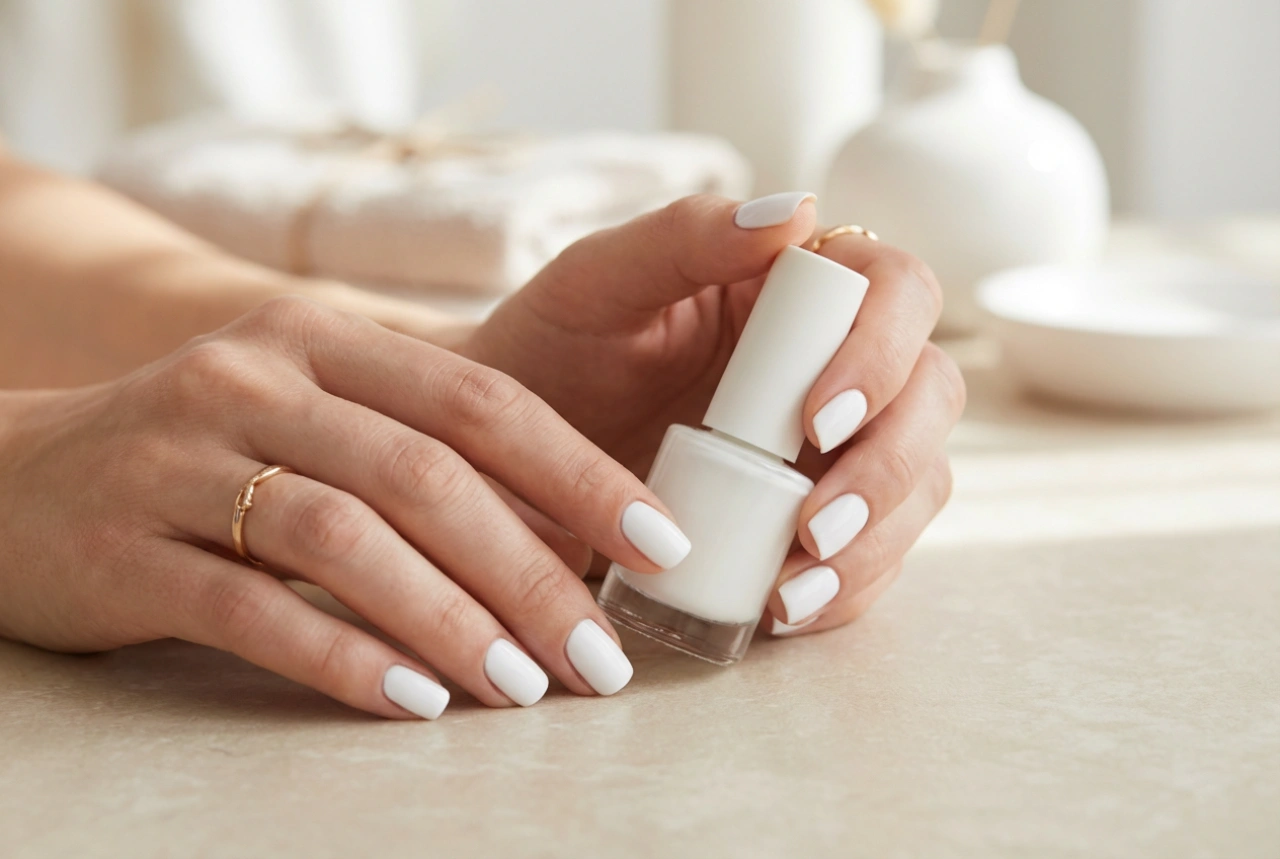 Unhas de gel brancas: o tom perfeito sem manchas nem amarelecimento