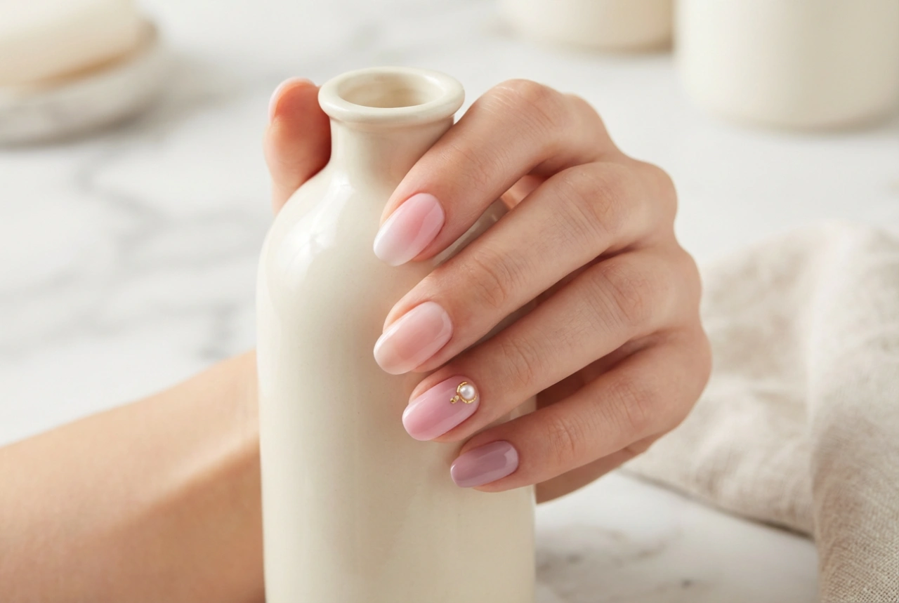 Unhas de gel rosa: tons, baby boomer e detalhes delicados