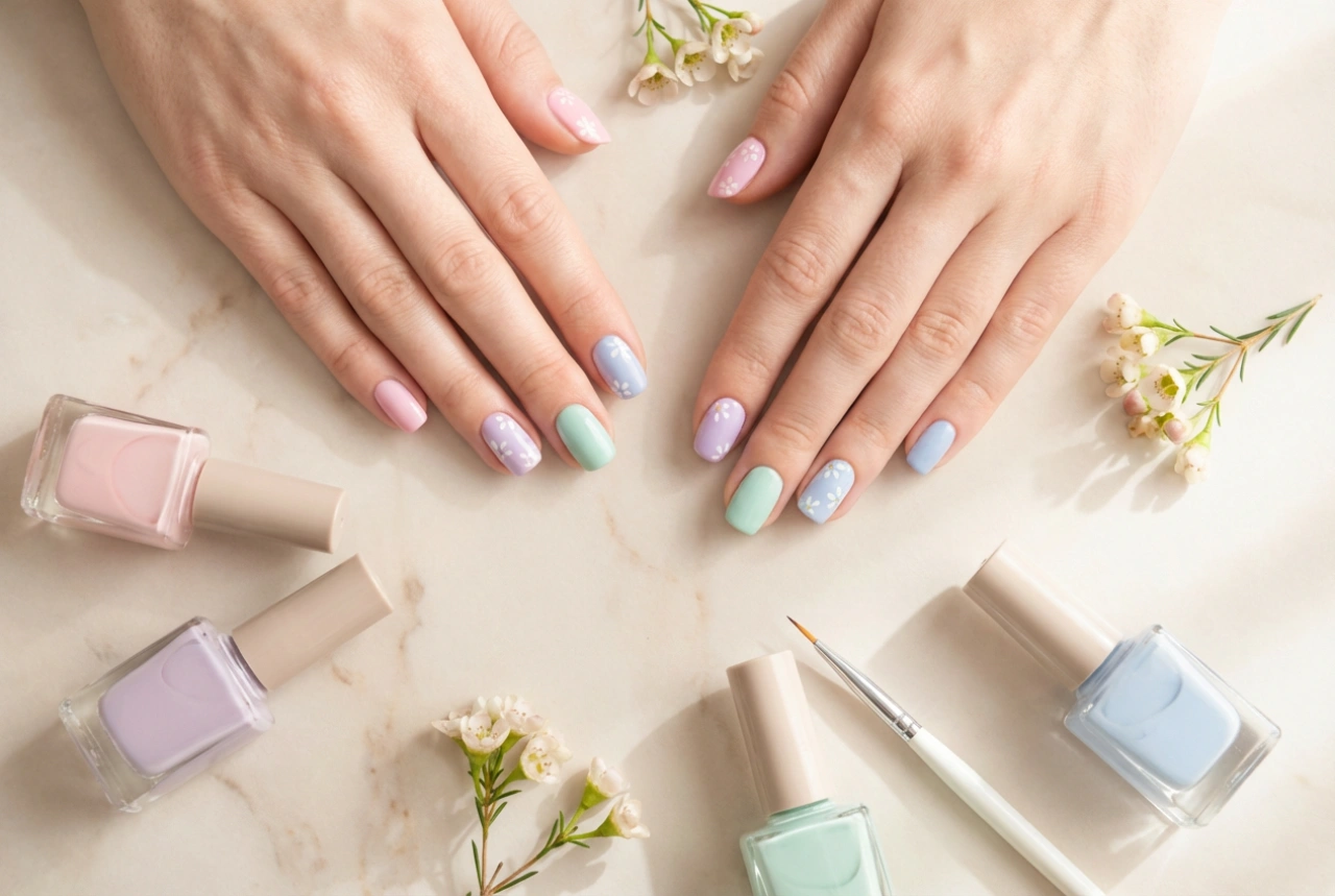 Unhas de gel para a primavera: paleta de cores, designs e técnicas rápidas