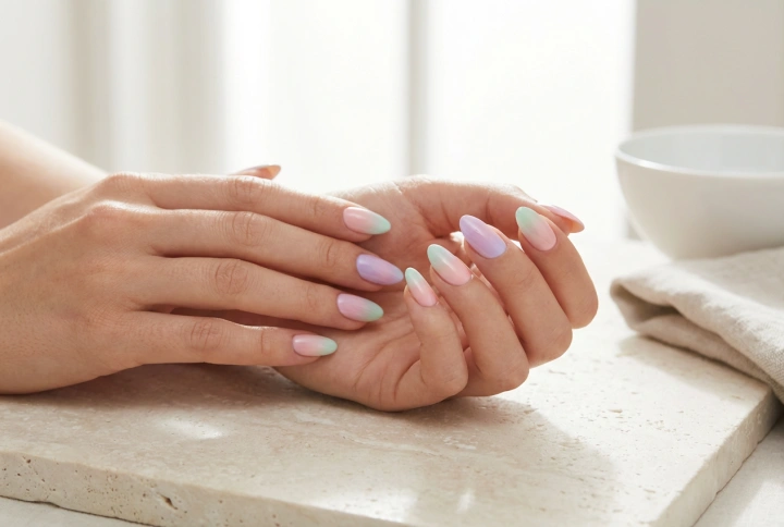 Unhas em Tons Pastel: Combinando Cores, Proporções e Bordas Limpas