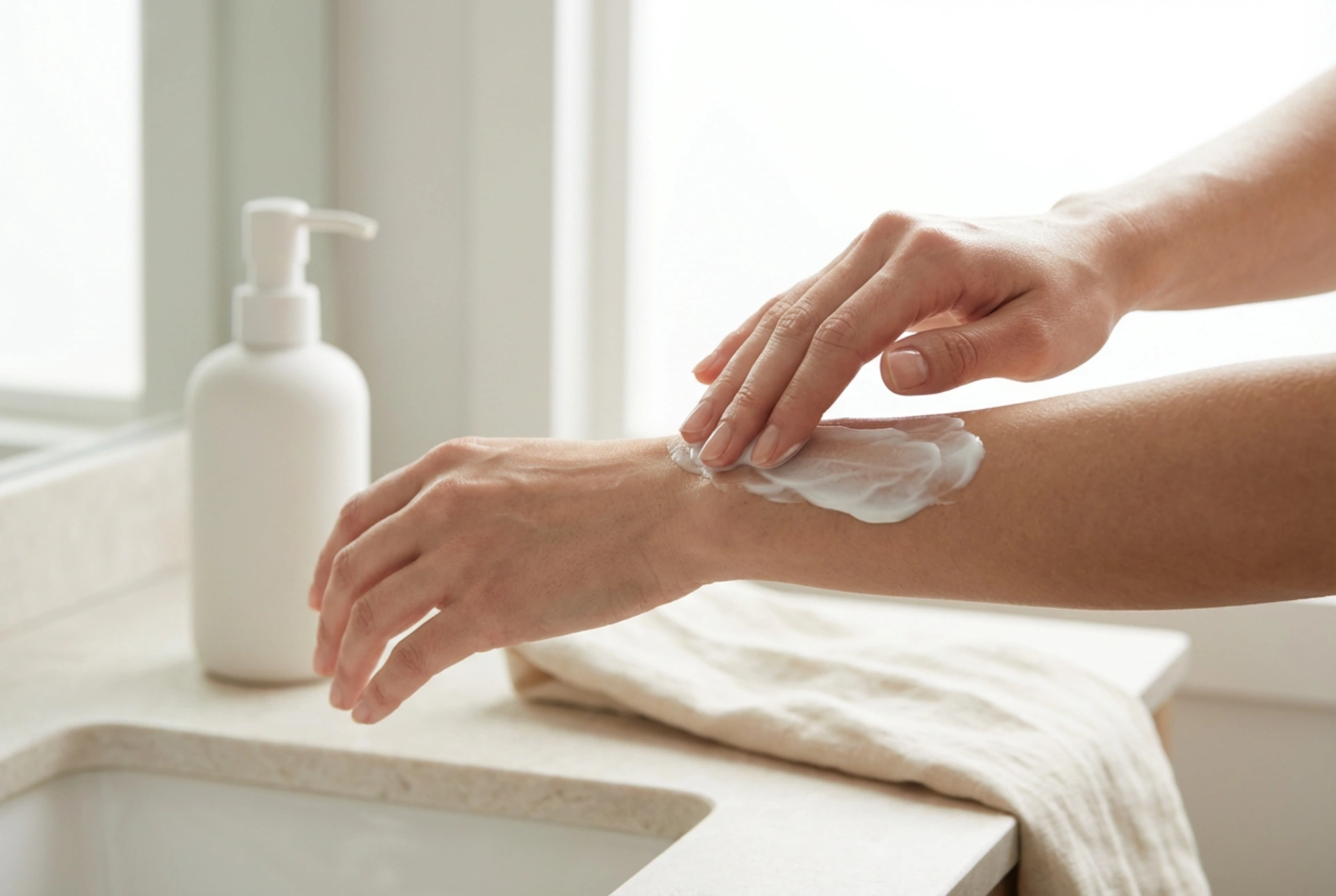 Ureia nos cuidados com a pele: loção corporal com ureia e aplicação segura