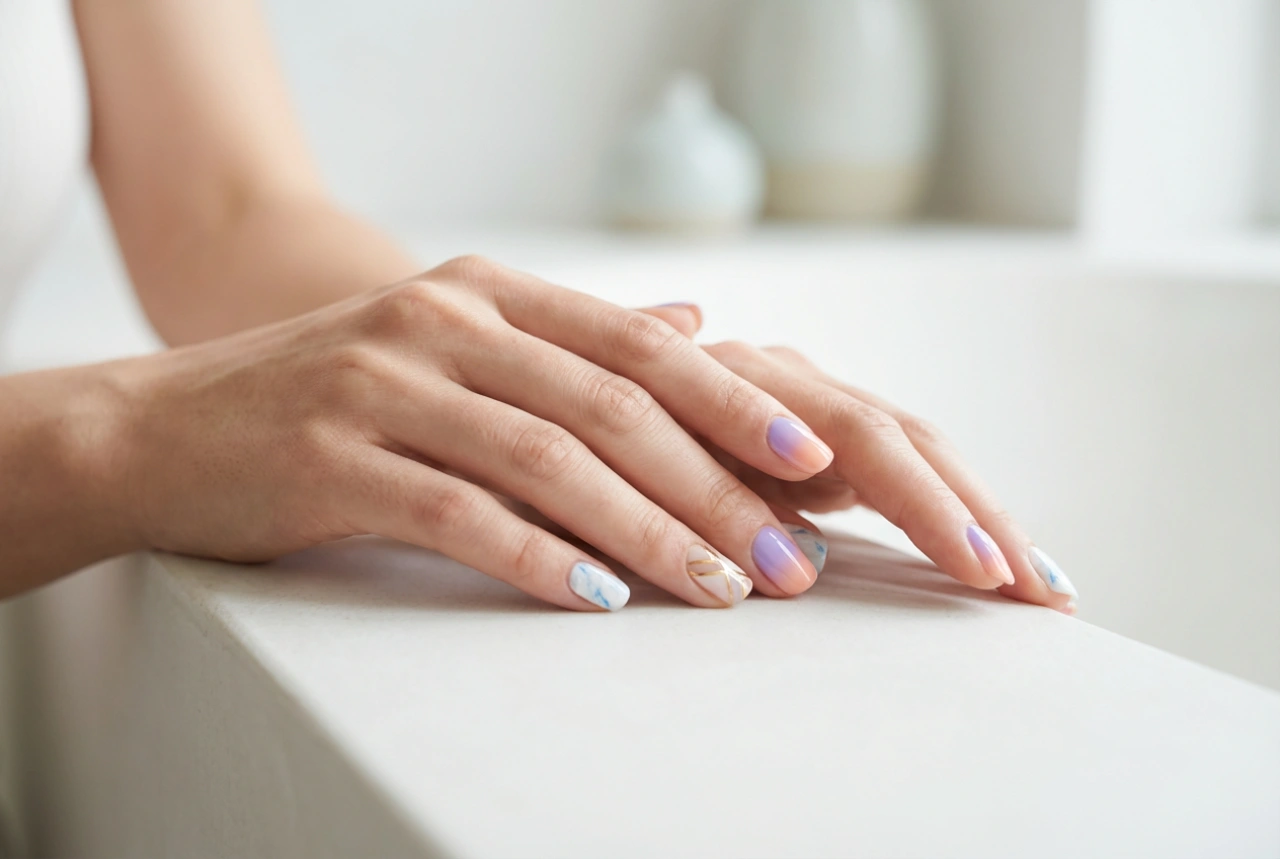 Unhas de gel coloridas: três formas de combinar cores e decorações