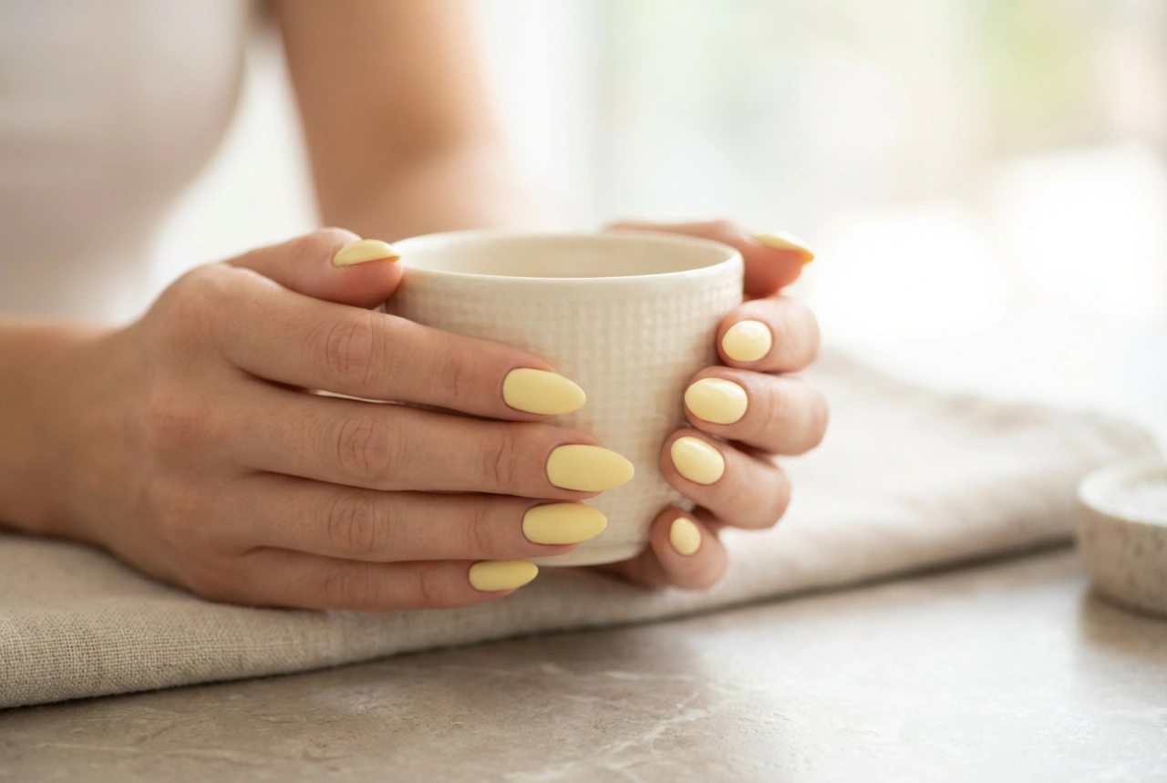 Unhas Amarelo Pastel: Uma Manicure Delicada para o Dia a Dia