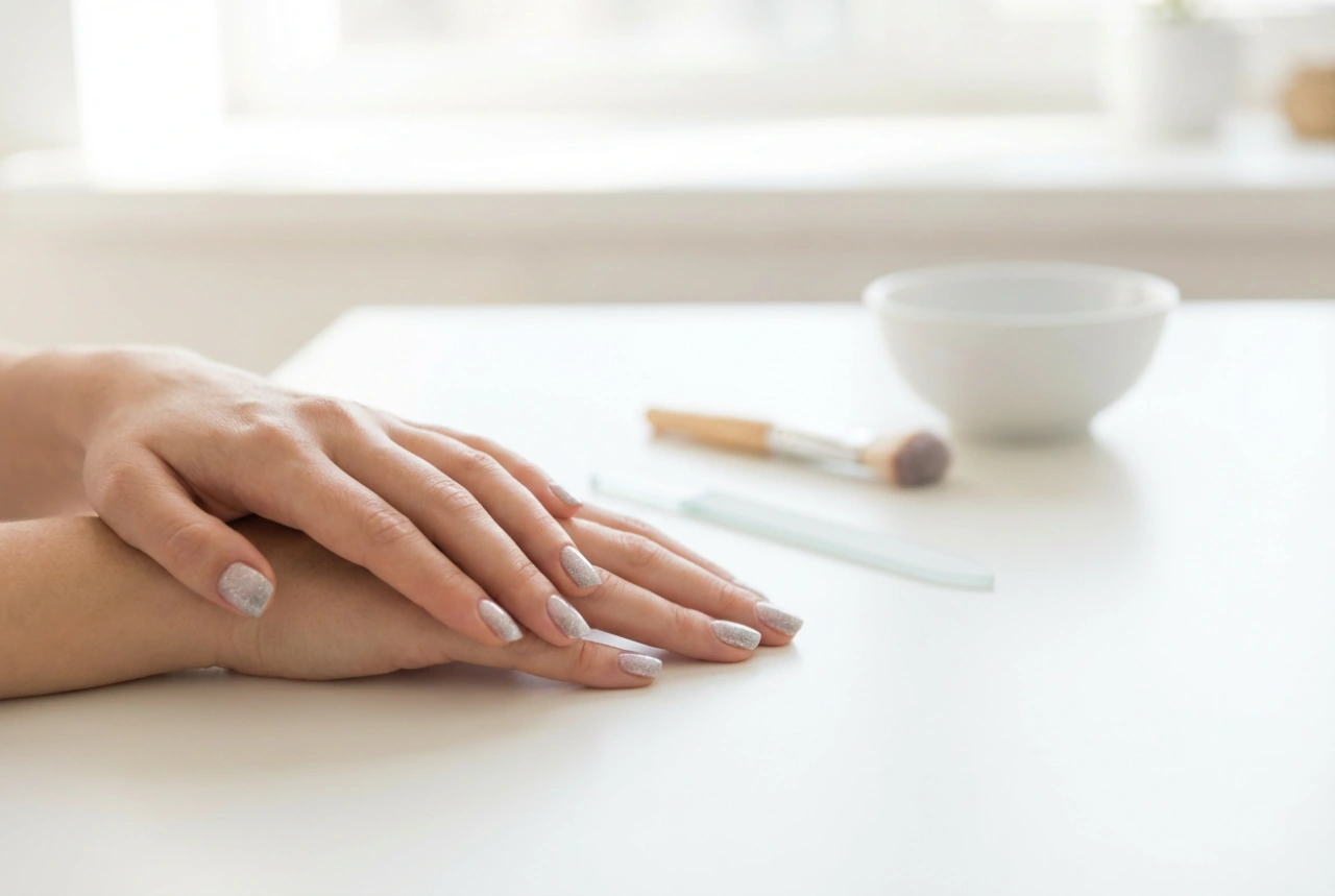 Unhas com glitter sem bagunça: aplicação, gradiente e remoção