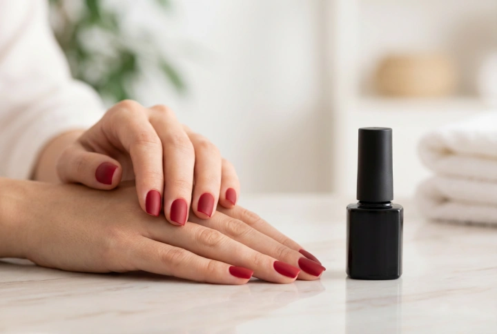 Unhas vermelhas foscas para todas as ocasiões: como obter o mate perfeito