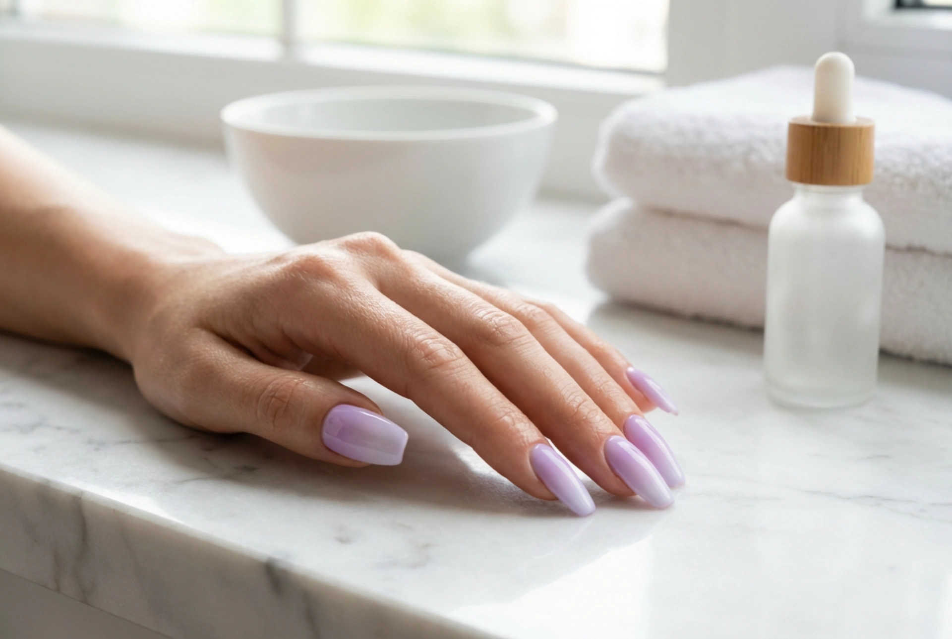 Unhas lilás ombre: como obter um degradê pastel perfeito e sem marcas