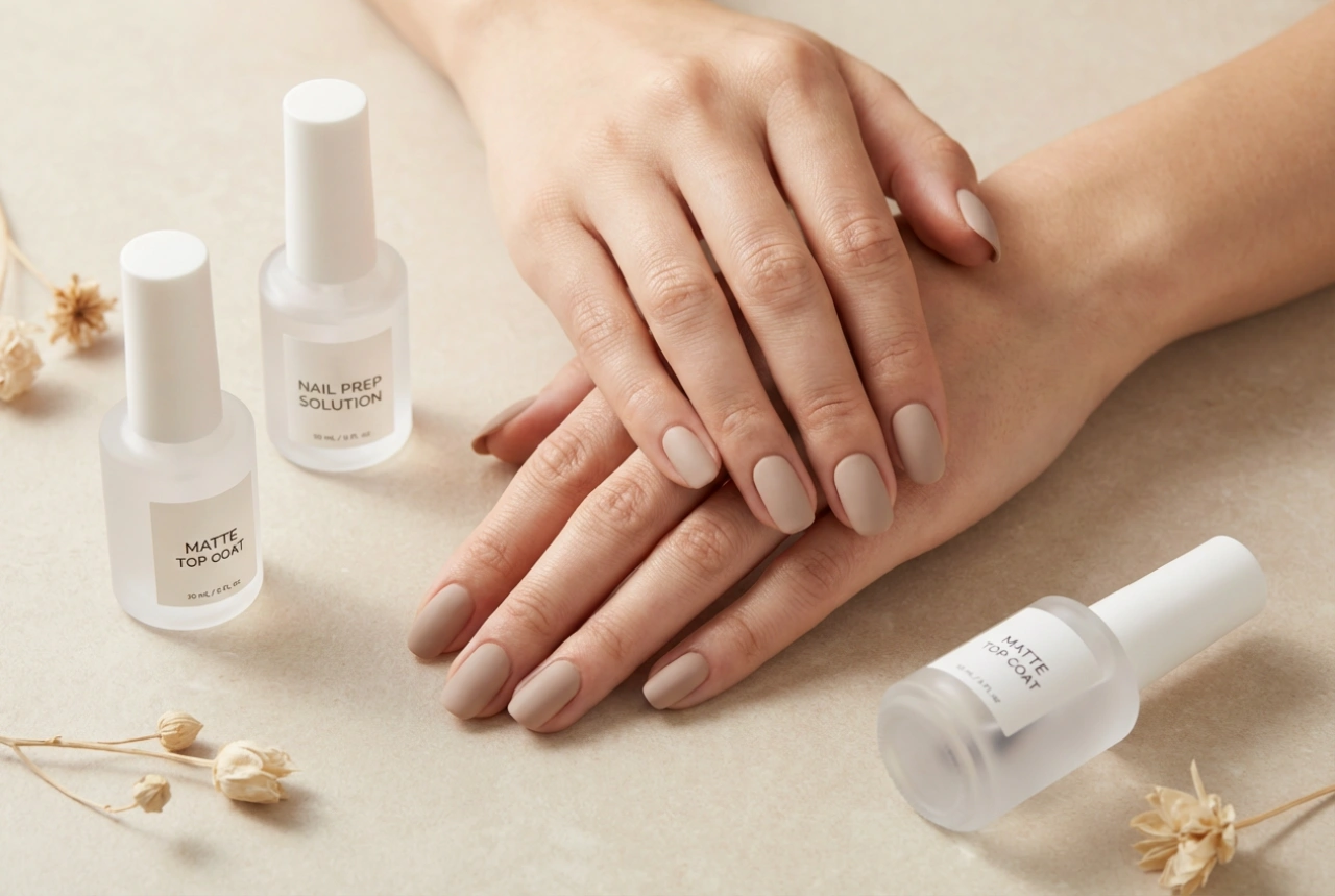 Acabamento Mate: Unhas Mate sem Manchas, Desengorduramento e Top Coat