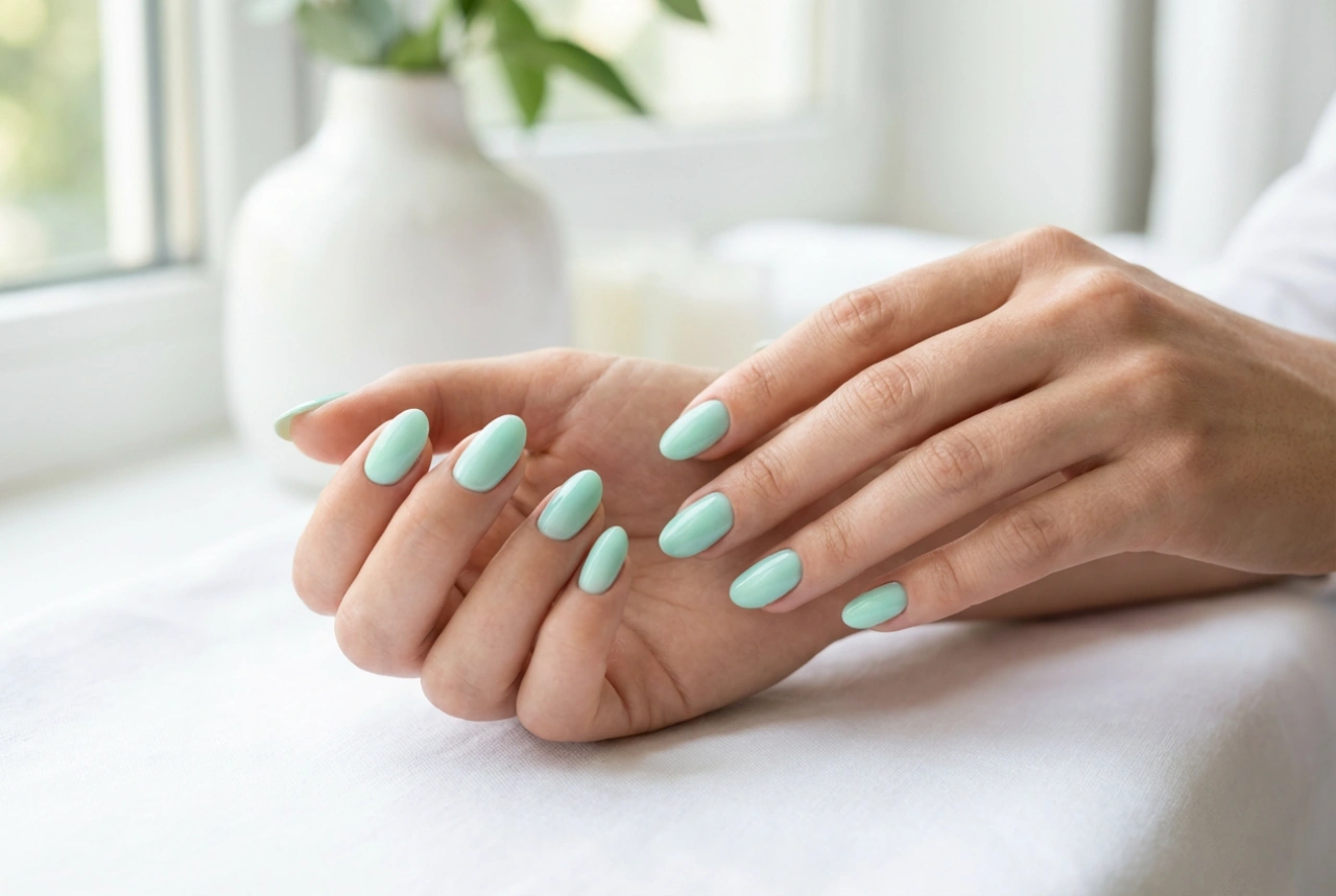 Unhas ombre menta: um gradiente fresco e refrescante para o verão