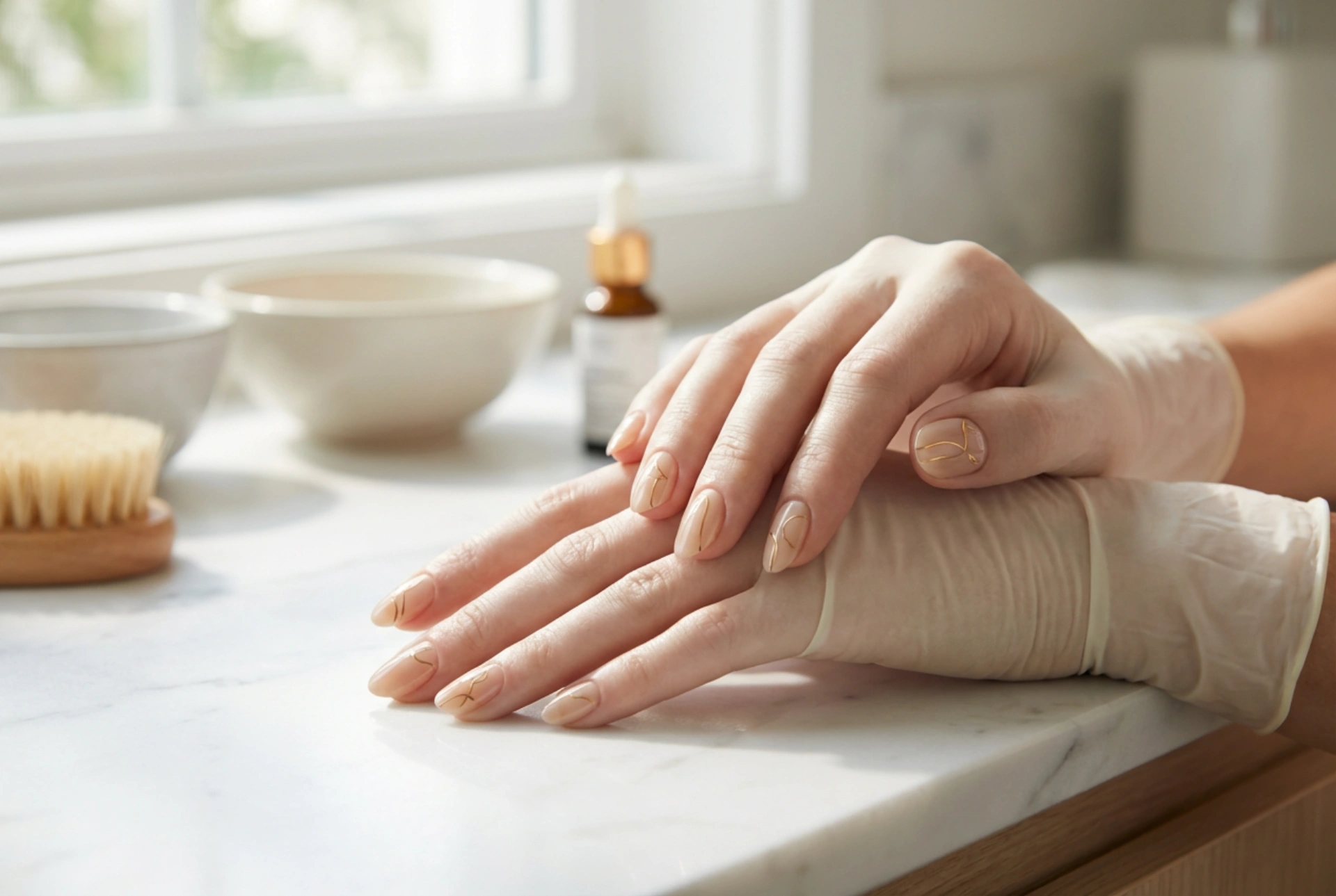 Unhas naturais delicadas: designs simples passo a passo