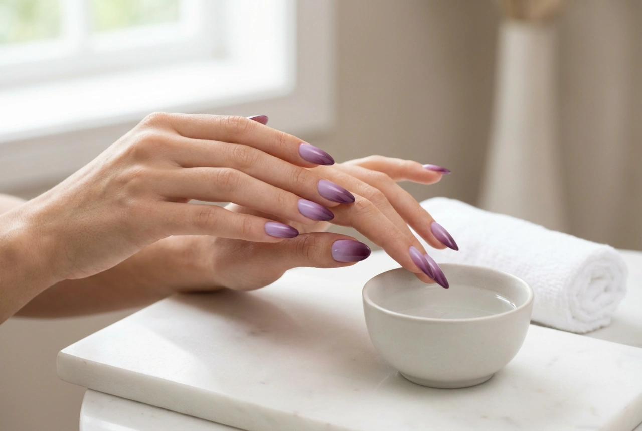 Tutorial: Unhas Ombré Roxas, da Lavanda à Ameixa