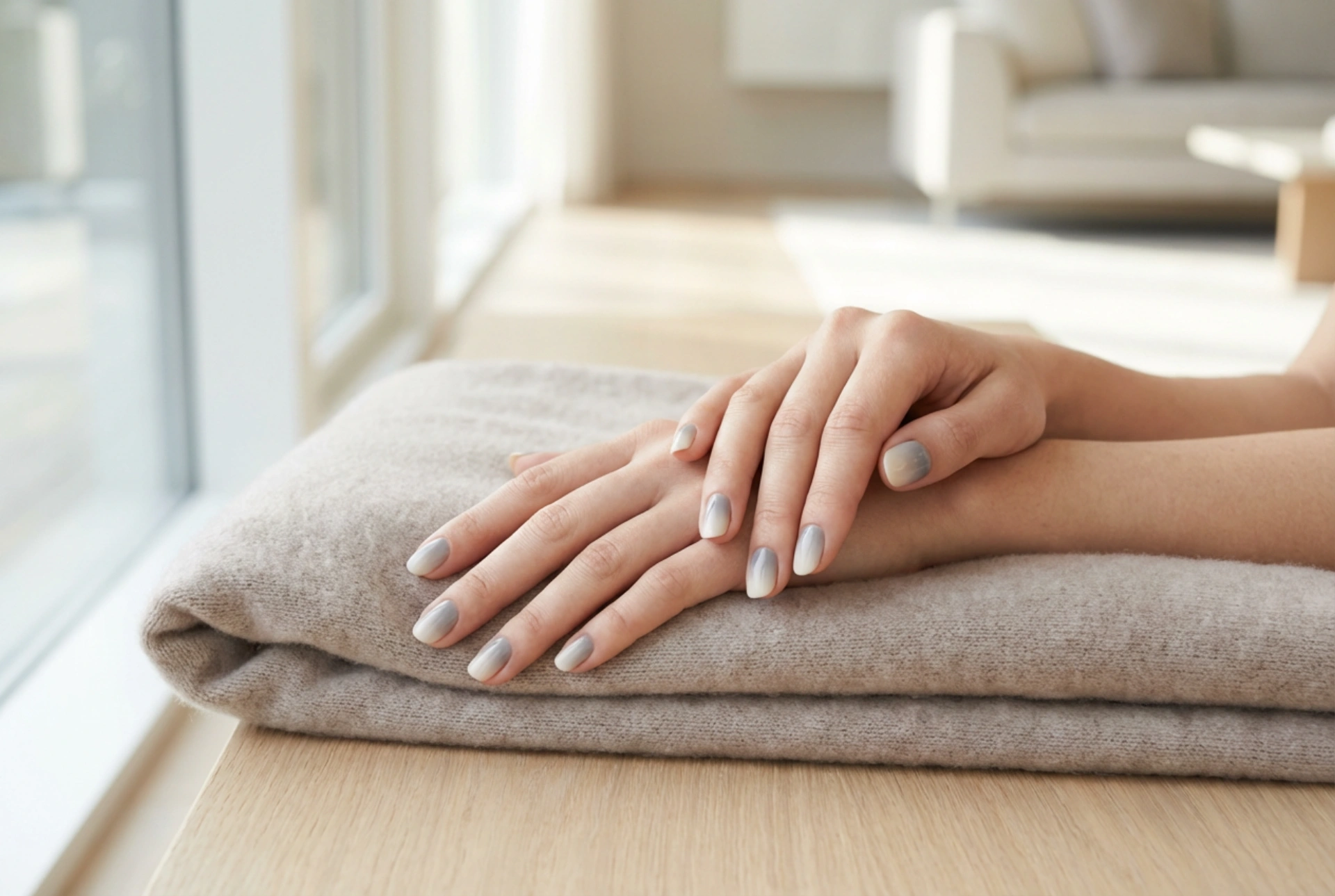Unhas Ombré Cinzentas Passo a Passo: Elegância Sofisticada em Casa