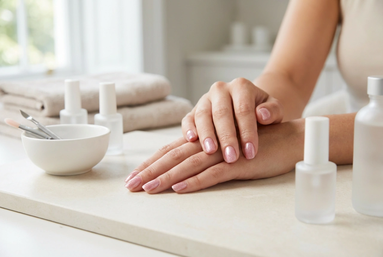 Unhas Rosa com Glitter: Três Técnicas Simples de Aplicação