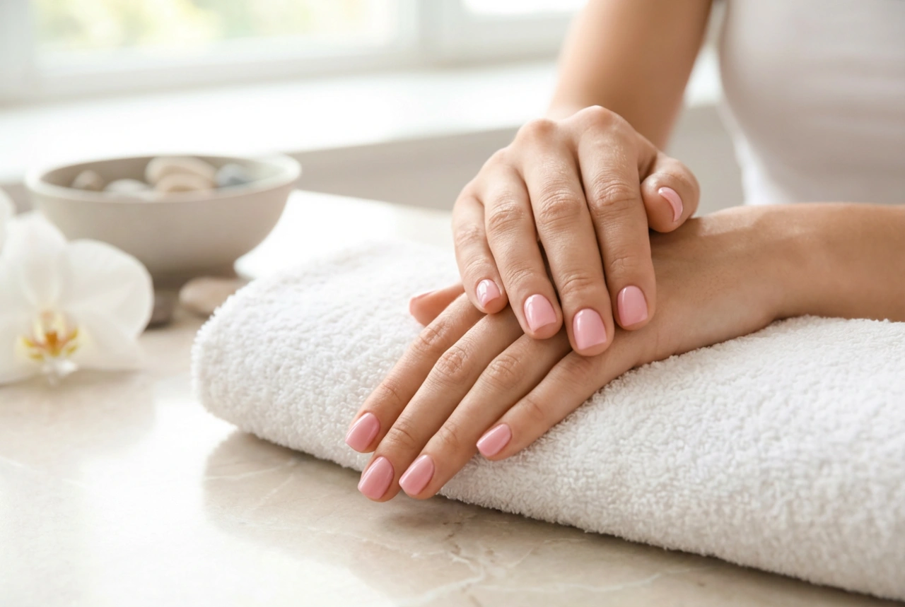 Unhas de gel em unhas curtas: alongamento ótico e proporções