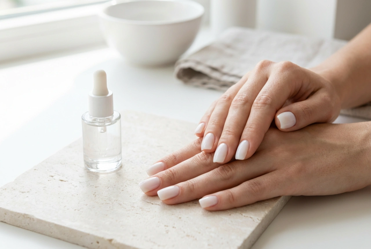 Manicure híbrida leitosa: efeito natural 'milky nails' passo a passo