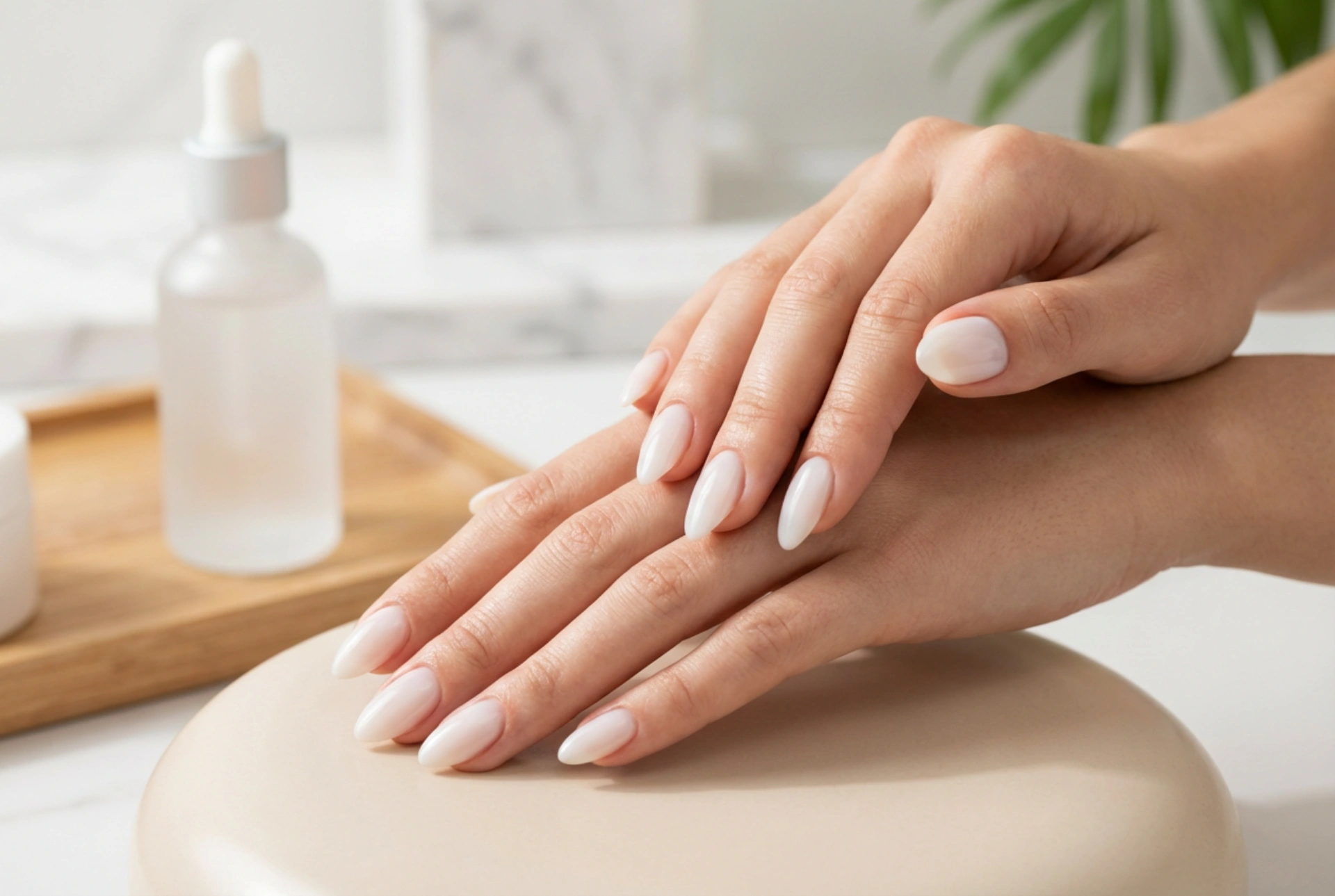 Base de unhas leitosa: como nivelar a placa ungueal e obter um efeito natural