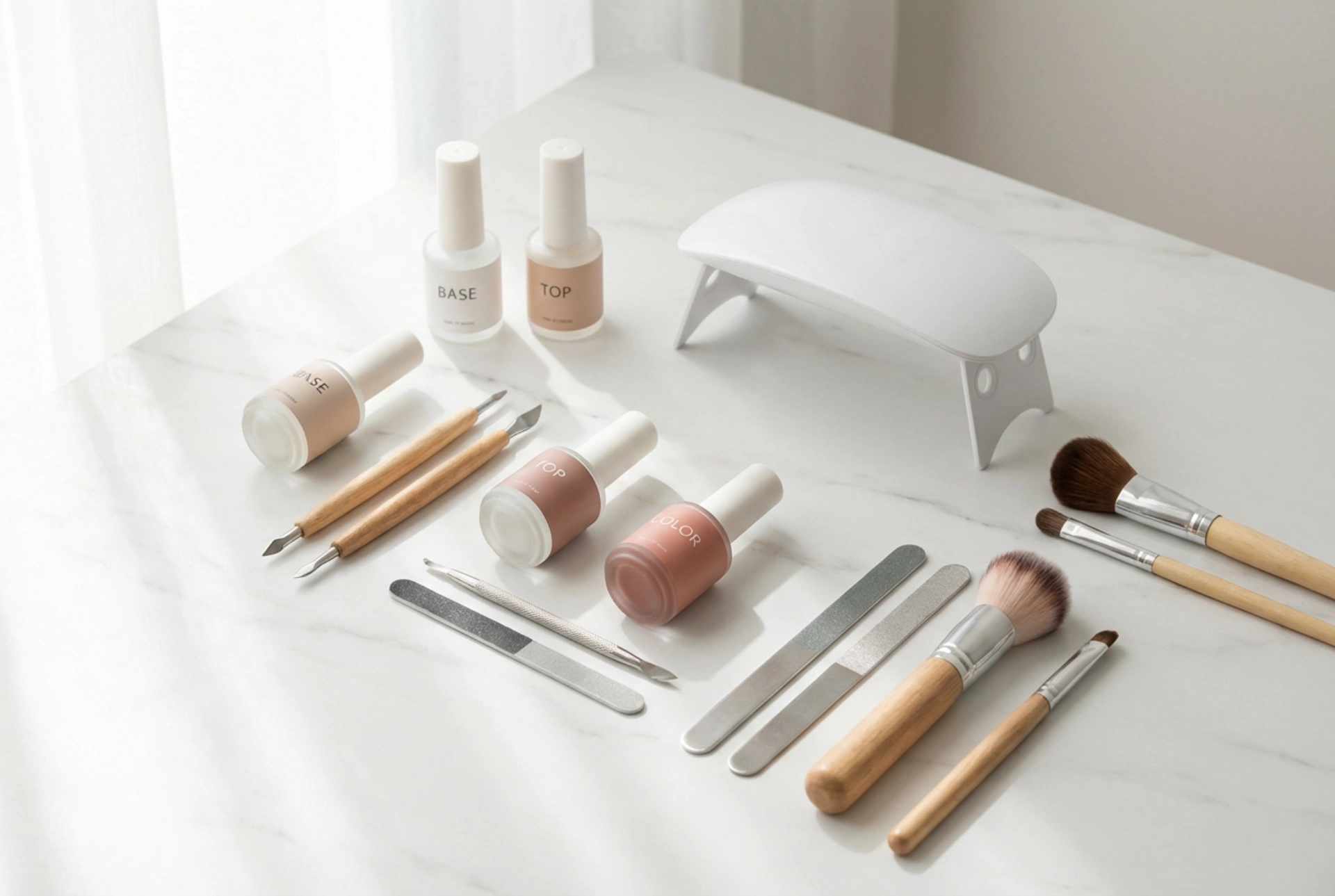 Kit completo de manicure em gel: como montar, usar e evitar erros