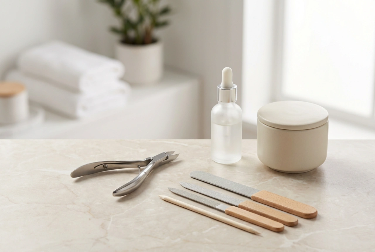 Kit de manicure em casa: ferramentas básicas, desinfeção e armazenamento