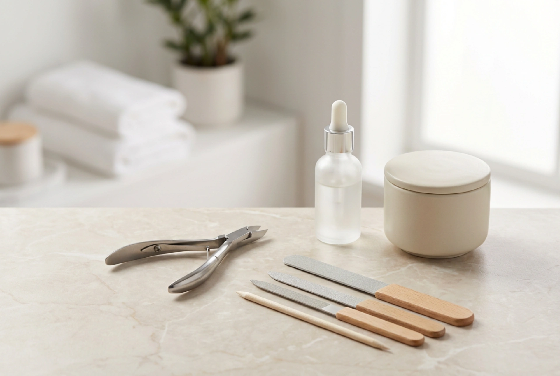 Kit de manicure em casa: ferramentas básicas, desinfeção e armazenamento
