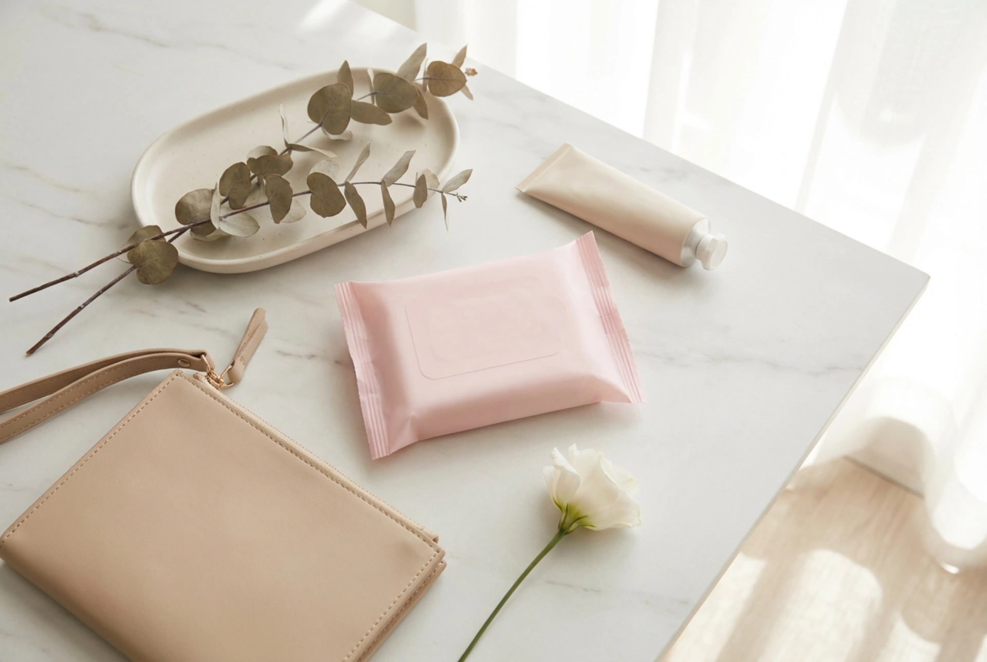 Toalhitas de higiene íntima: frescura discreta fora de casa