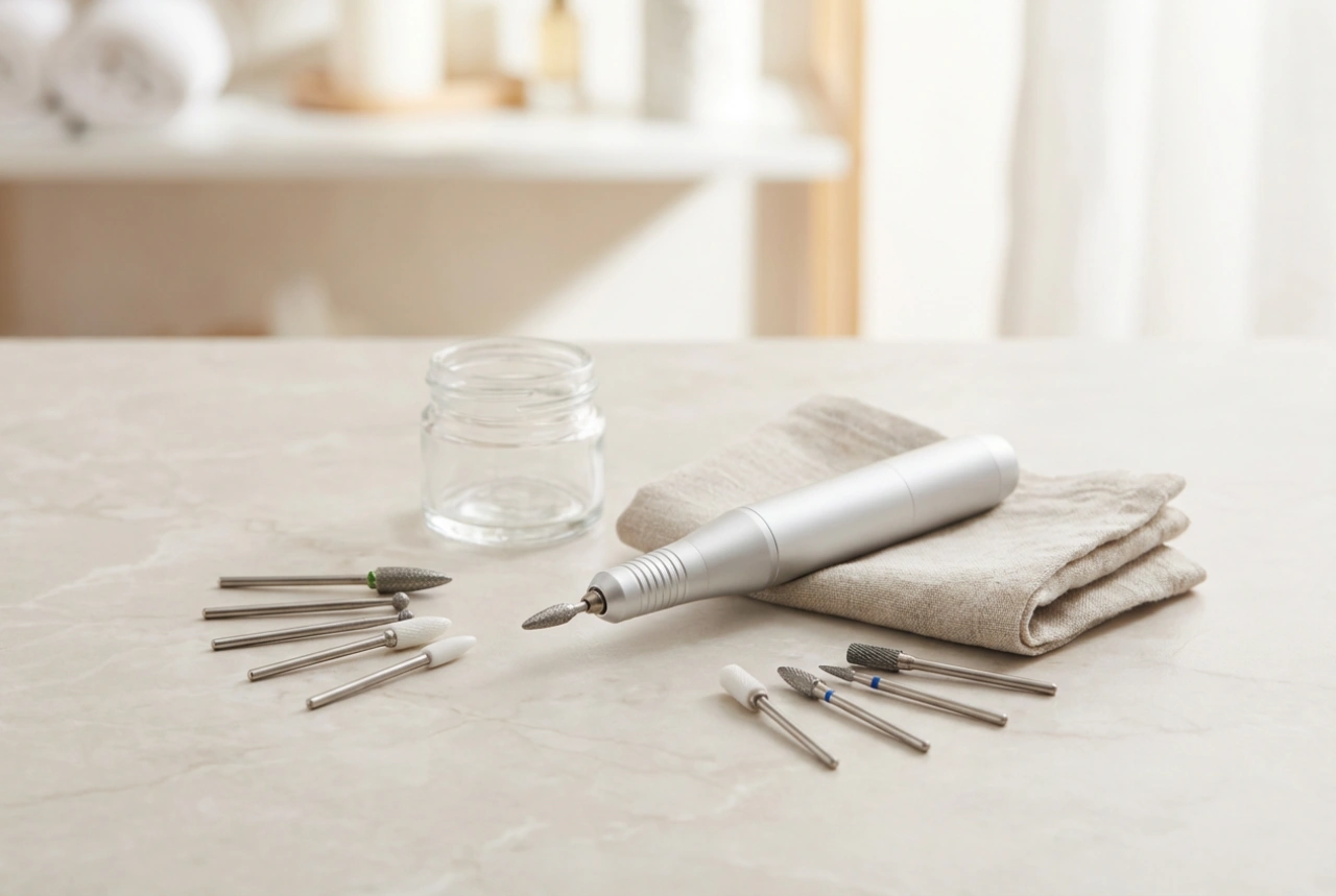 Mini lixadeira elétrica de unhas: quando utilizar, brocas e técnicas de uso