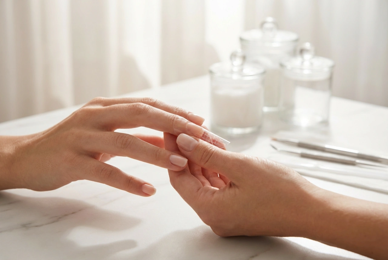 Adesivos para extensão de unhas (moldes): como ajustar e usar na construção