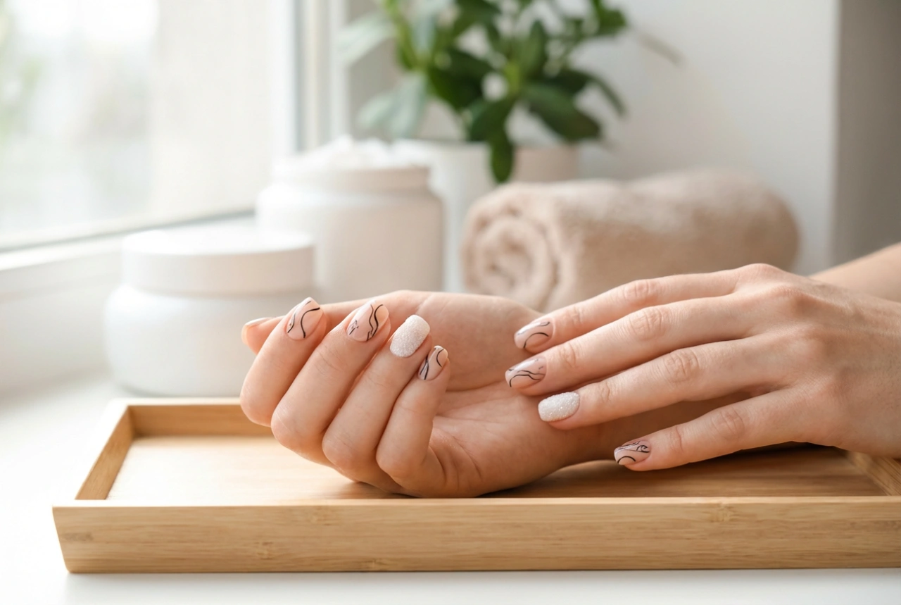 Gel de nail art: técnicas de line art, efeito açúcar e finalização sem rachaduras