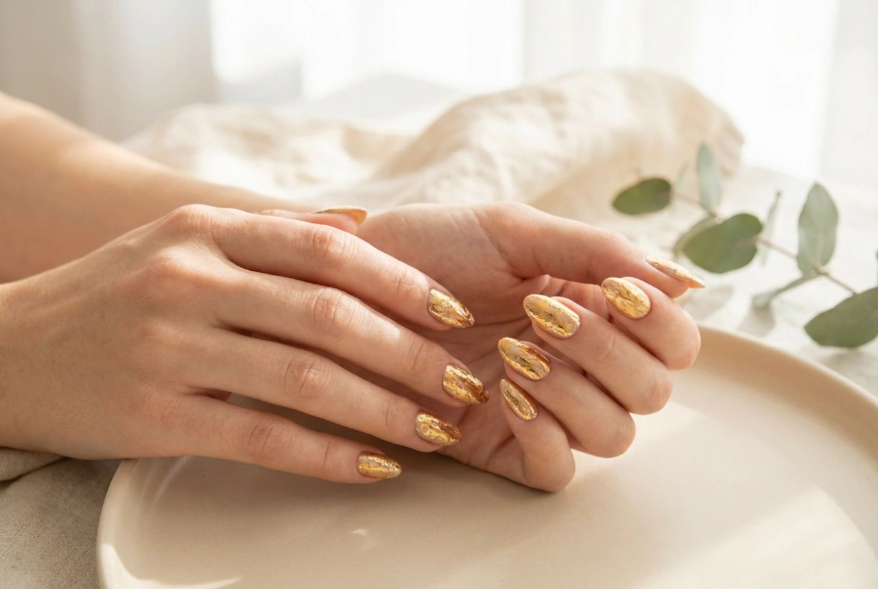Adesivos Dourados para Unhas: Aplicação Eficaz e Como Evitar que Descolem