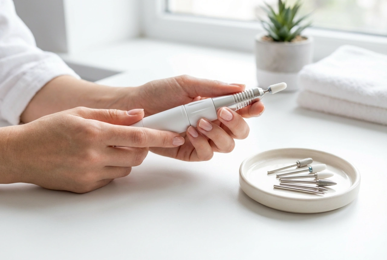 Broca de unhas para uso doméstico: uso seguro, pontas e velocidades